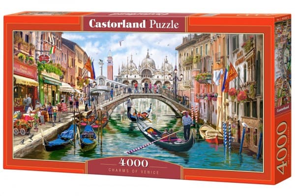Castorland Charms of Venice 4000 pcs, 4000 stykker, By, 9 år