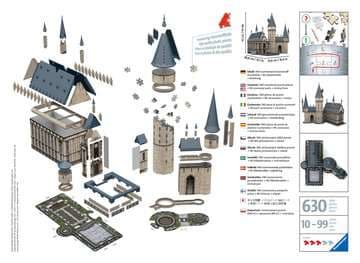 Ravensburger Hogwarts Castle Harry Potter, 540 kpl, Rakennukset, 10 vuosi/vuosia