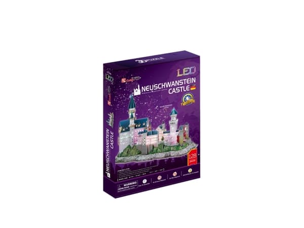 CubicFun Neuschwanstein Castle, 128 styck, Byggnader