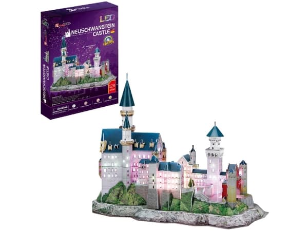 CubicFun Neuschwanstein Castle, 128 styck, Byggnader