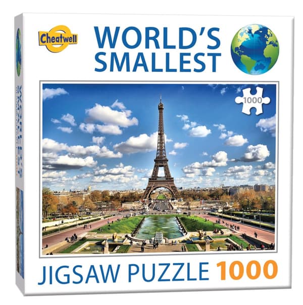 Världens minsta pussel 1000 bitar Eiffel Tower
