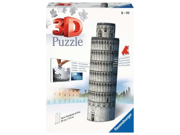 Ravensburger Mini Schiefer Turm - Pisa, Rakennukset, 8 vuosi/vuosia