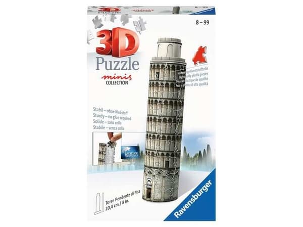 Ravensburger Mini Schiefer Turm - Pisa, Bygninger, 8 år