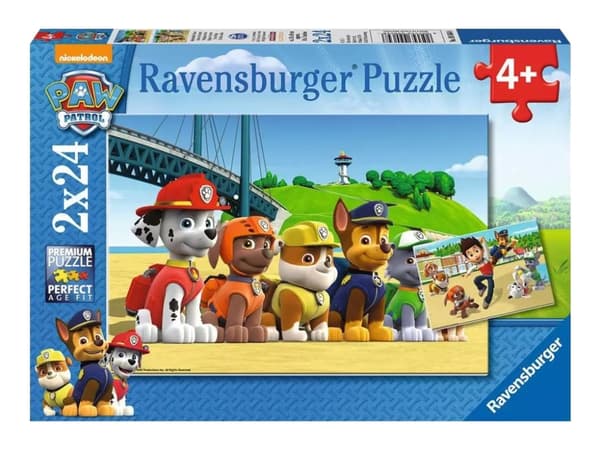 Ravensburger - Heroic Dogs - puslespill - 24 brikker