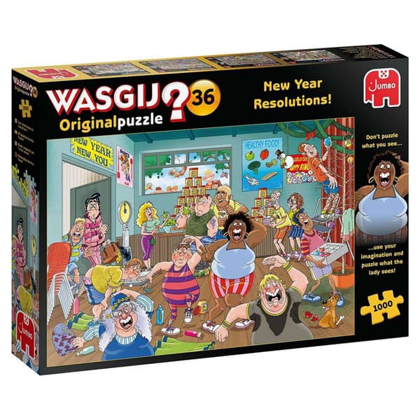 Wasgij? #36: New Year Resolutions! 1000 Brikker