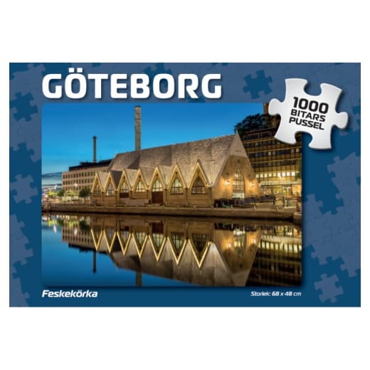 Puslespil: Göteborg Feskekörka 1000 Brikker