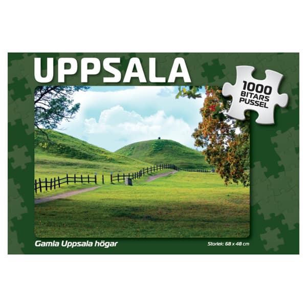 Puslespil: Gamla Uppsala högar 1000 Brikker