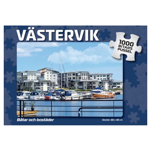 Palapeli: Västervik Båtar och bostäder 1000 Palaa