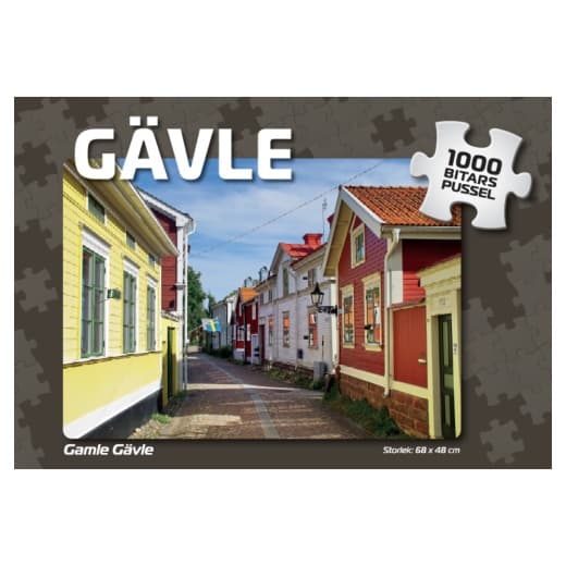 Palapeli: Gamla Gävle 1000 Palaa