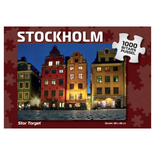 Svenska Pussel: Stockholm Stor Torget 1000 Bitar