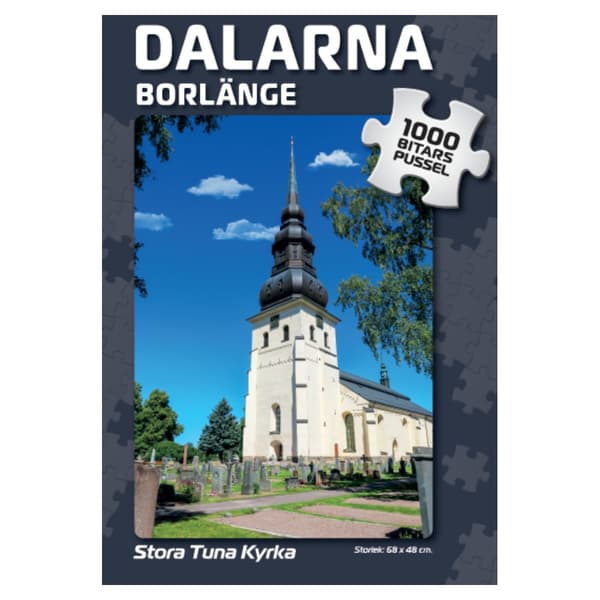 Puslespil: Borlänge Stora Tuna Kyrka 1000 Brikker