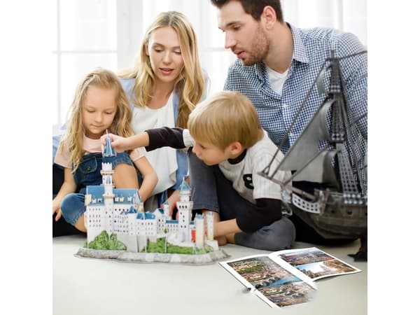 CubicFun Neuschwanstein Castle, 121 styck, Byggnader, 10 År