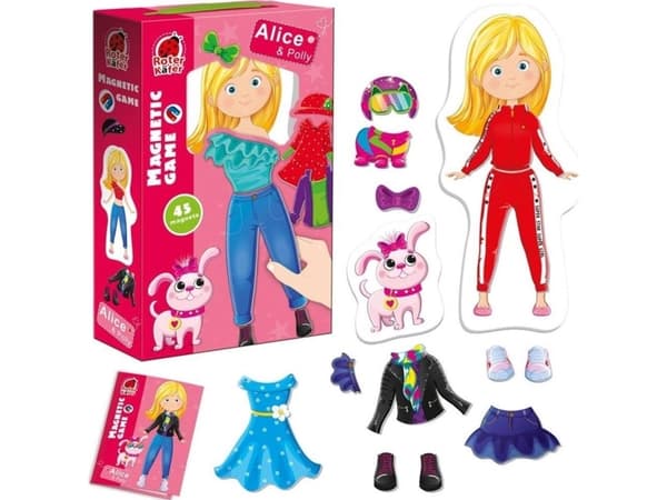 Roter Kafer Alice & Polly magnetisk spill