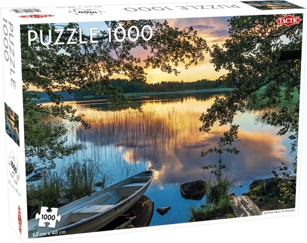 Tactic Puzzle Lovers Summer Night in Finland 1000 pcs puzzle