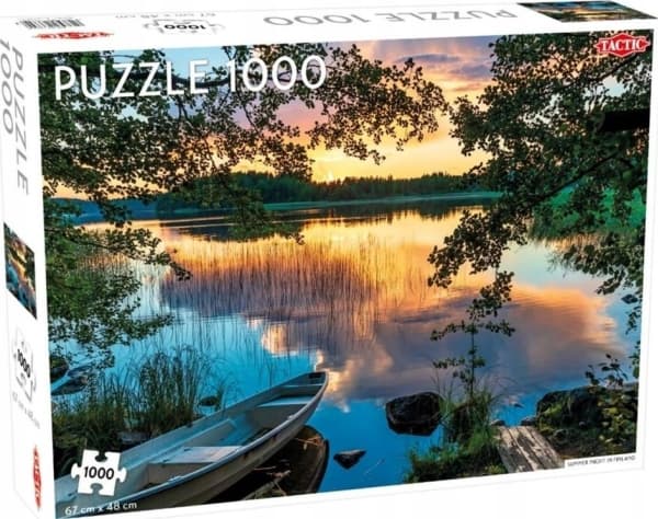 Tactic Puzzle Lovers Summer Night in Finland 1000 pcs puzzle
