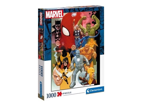 Clementoni Marvel 80, 1000 kpl, Televisio/Elokuvat, 10 vuosi/vuosia