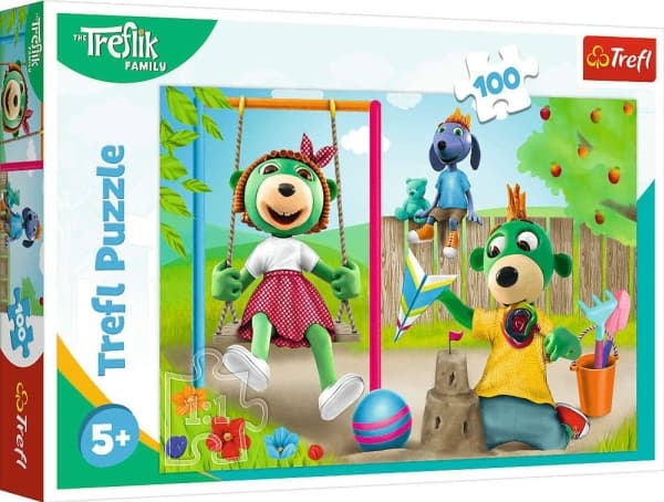 Trefl Puslespill 100 brikker Funny Trefliki 16422 Trefl p12
