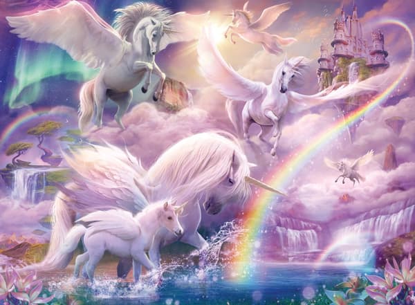 Enhörning Pegasus Pussel 100 bitar Ravensburger