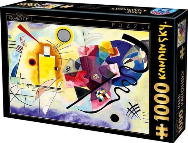D-Toys Puzzle 1000 Kandinsky, Yellow, Red, Blue
