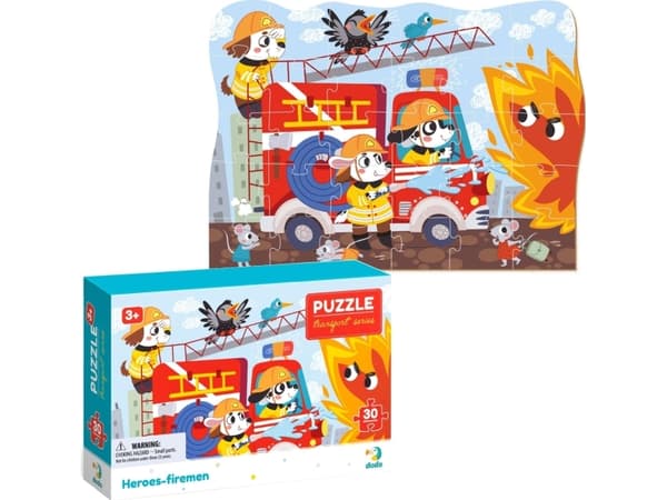 puslespill 30 yrker heroiske brannmenn dop300372