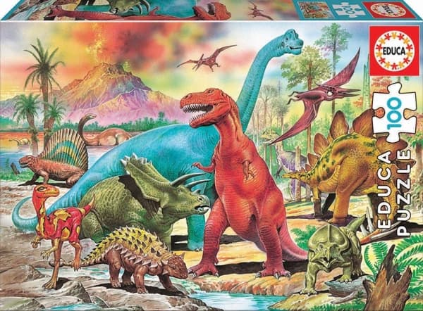 Educa 13179, 100 pc(s), Dinosaurs, 6 yr(s)