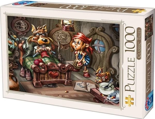 D-Toys Puzzle 1000 Biro Donat, Little Red Riding Hood