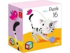 Palapeli 16 palaa Multigra kissa