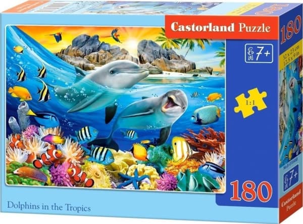 Castorland Puzzle 180 Delfiinit tropiikissa CASTOR