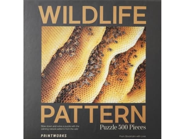 PRINTWORKS Puzzle 500 Wildlife Pattern Bee