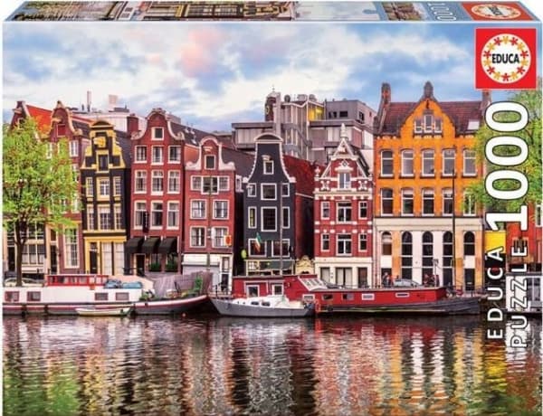Educa Pussel 1000 bitar Dancing Hauses Amsterdam