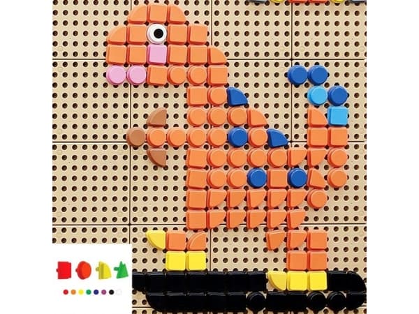 Masterkidz MASTERKIDZ Geometriske elementer 8 farger