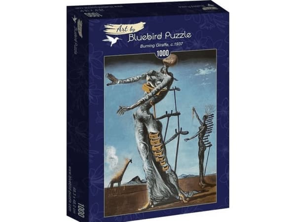 Bluebird Puzzle 1000 kpl - Salvador Dali: Liekehtivä kirahvi, 1937