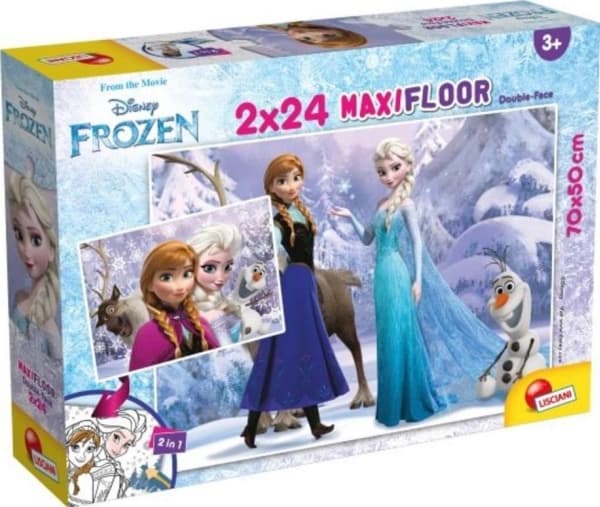 Lisciani Puzzle Supermaxi 2x24 Fryst