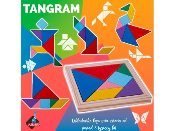 Askato trepuslespill - Tangram
