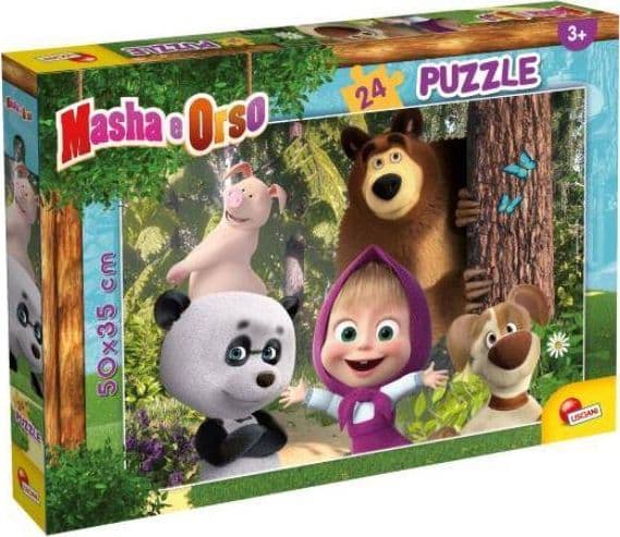 Lisciani Puzzle Plus 24 Masha och björnen 2