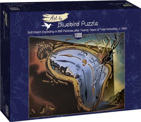 Bluebird-puslespill Puslespill 1000 Salvador Dalí, myk klokke, 1954