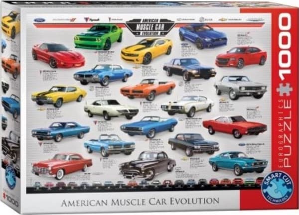 puzzle 1000 american muscle car evolution 6000-0682