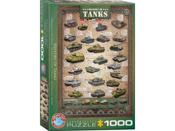 puzzle 1000 history of tanks 6000-0381