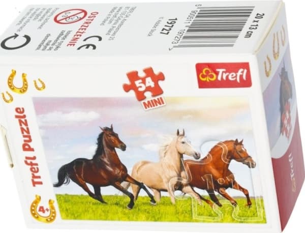 Trefl PUZZLE 54EL TREFL 19727 MINI WORLD OF HORSES PUD PUD