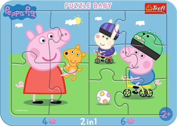 Trefl PUZZLE 4.6EL TREFL 80021 TREFL 80021 WESOLA SWINKA PEPPA FOL
