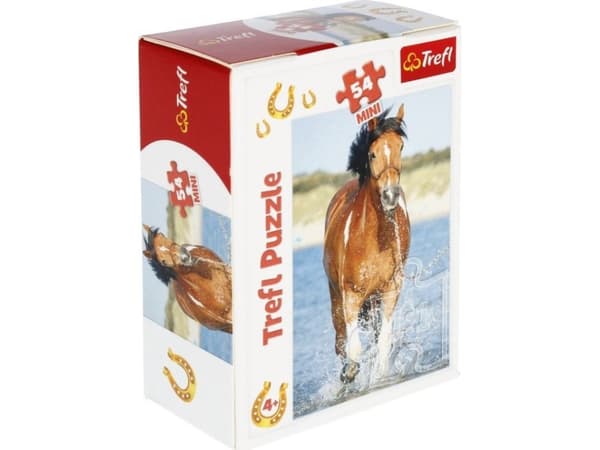 Trefl PUZZLE 54EL TREFL 19724 MINI WORLD OF HORSES PUD