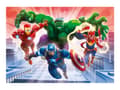 Miniatyrbild 3 av 5: Clementoni Glowing Lights - Marvel Avengers - pussel - 104 delar