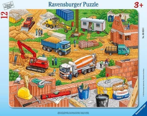 Ravensburger 00.006.058 Blokkpuslespill 12 stykker By