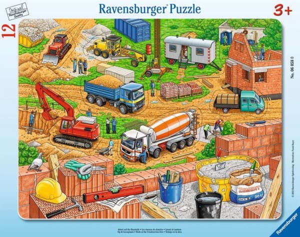 Ravensburger 00.006.058 Blokkpuslespill 12 stykker By