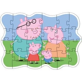 Peppa Pig Pussel, Family - Barbo Toys
