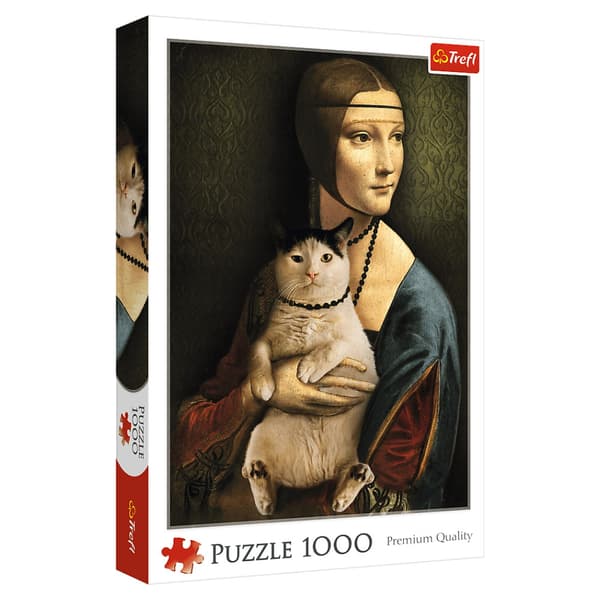 Trefl Lady with a Cat 1000 Brikker