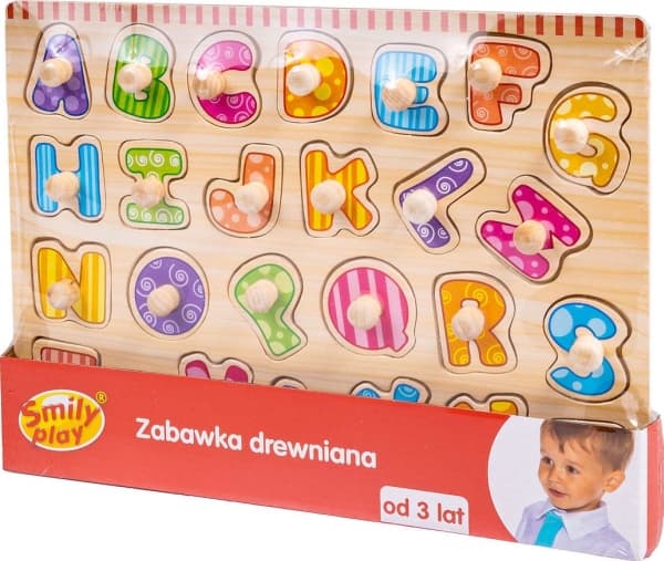 Smily Play Pussel med träbokstäver SPW83601 Smily Play