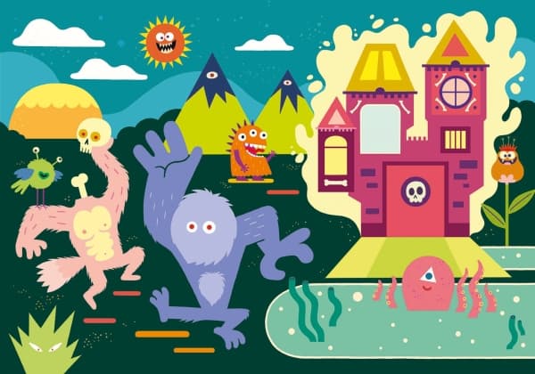 Clementoni PUZZLE 104EL CLM 27558 NOLI MONSTERS SAINT IN THE CUT