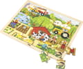 Miniatyrbilde 2 av 5: Viga Viga 44587 Puzzle on a mat 48 elements - we are getting to know the zoo
