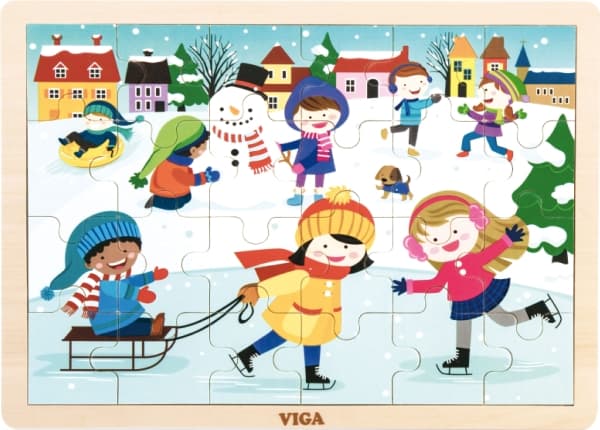 VIGA 51272 PUZZLE FOUR SEASONS OF THE YEAR - WINTER (1846, Viga)
